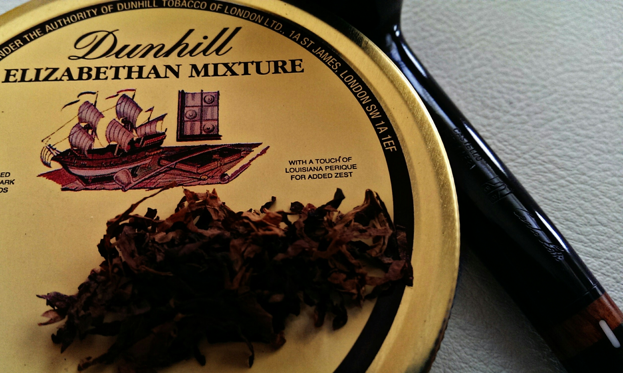 Peterson (Dunhill) Elizabethan Mixture Pipe Tobacco 50g | James Barber Australia